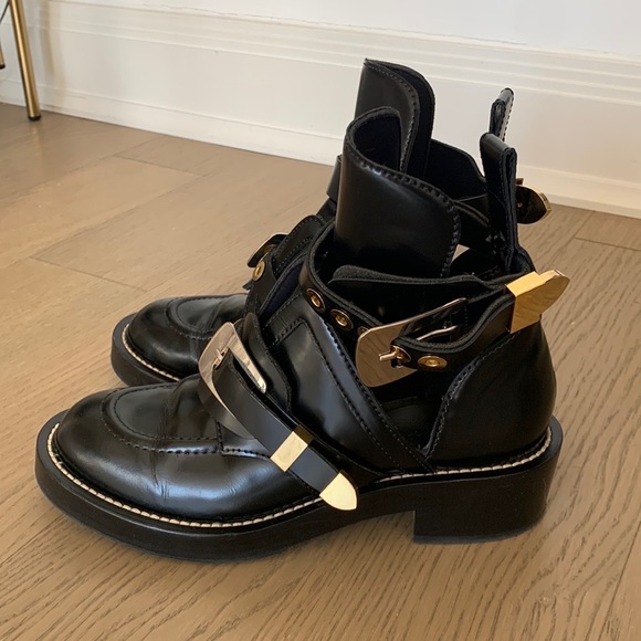 Balenciaga Ceinture Cutout Boots - Picture 6 of 13